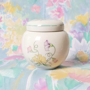 Vintage Sadler England Ginger Jar "Sweet Pea"